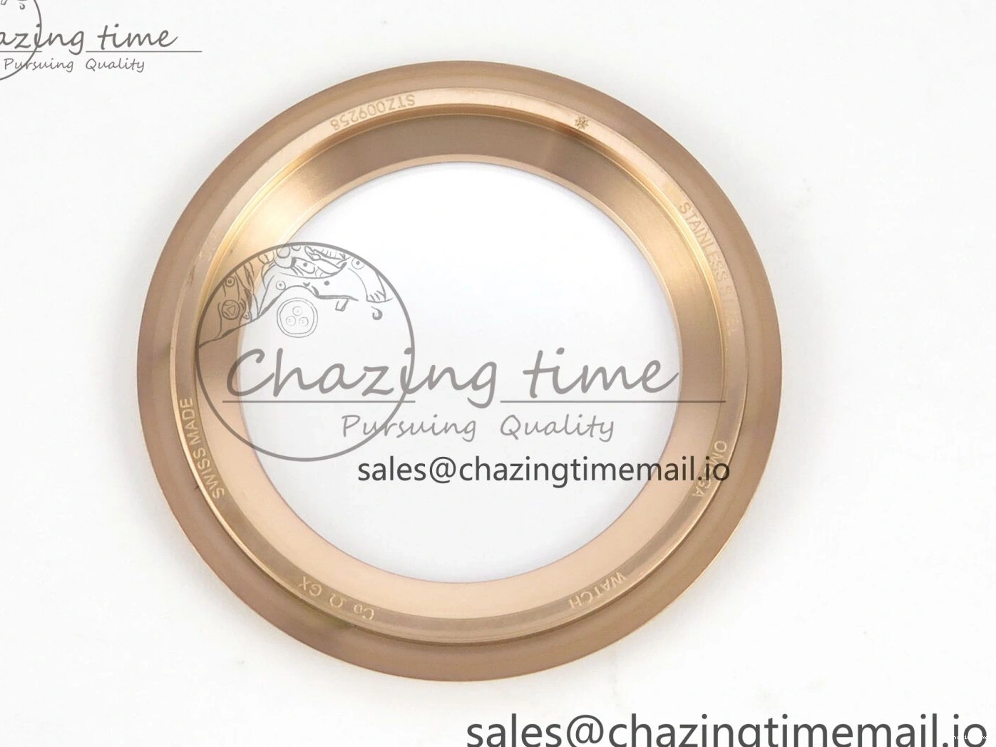 0322 Stylish Seamaster 300M Diver Rose Gold VSF 1:1 Best Edition Black Dial on Mesh Bracelet A 7662